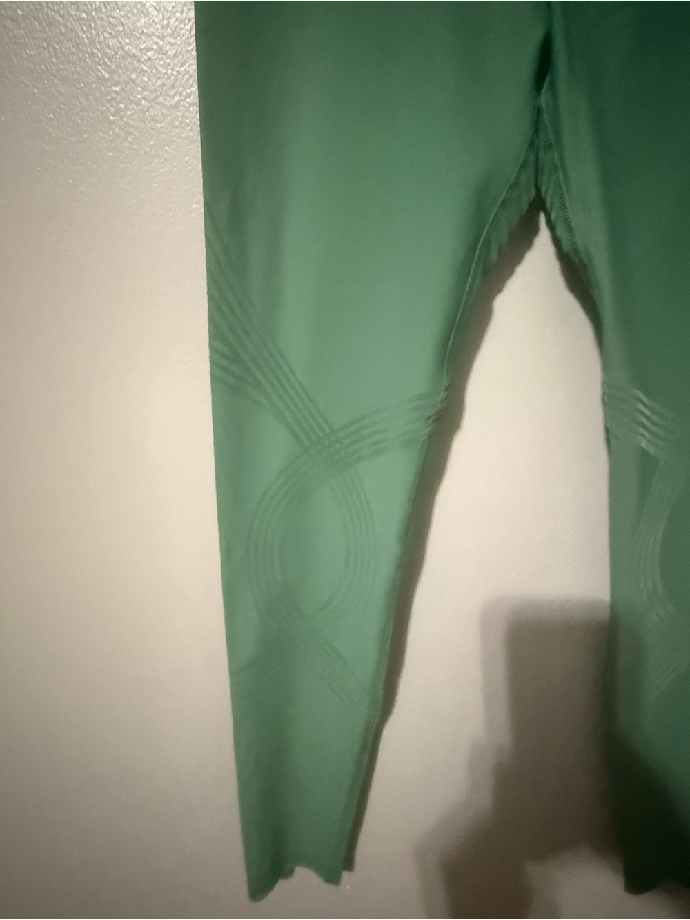 Fanka Body Sculpt Leggings Reversible High Rise Tummy Control Green size M - Picture 2 of 7